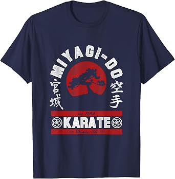 The Karate Kid Miyagi-Do Arched Tree Logo Retro Movie T-Shirt