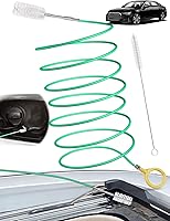 Vista 8 de Herramienta Mejorada de Limpieza de Drenaje de Techo Solar Automático, Cepillo de Drenaje Flexible de 78 Pulgadas, Limpiadores de Tubería Larga