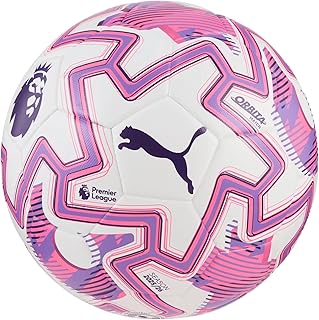 PUMA Balón de fútbol unisex Orbita Match Premier League (calidad FIFA), blanco-multicolor AH25, 5