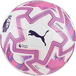 PUMA Unisex Orbita Match Premier League Soccer Ball (FIFA Quality), White-Multicolor AH25, 5 product image