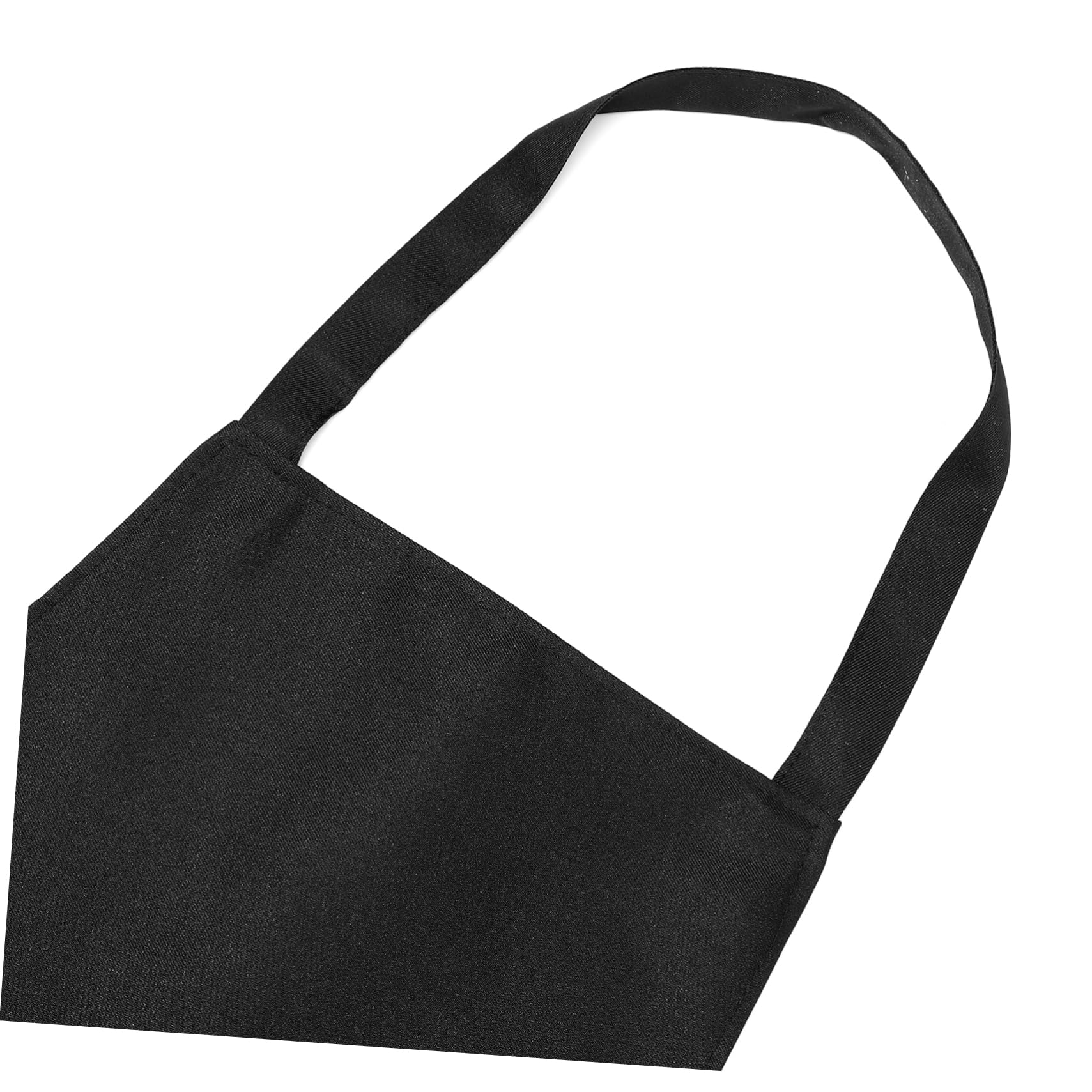 Luxshiny 10 Stück-pack Küchenschürze aus Polyester mit Taschen Schwarz