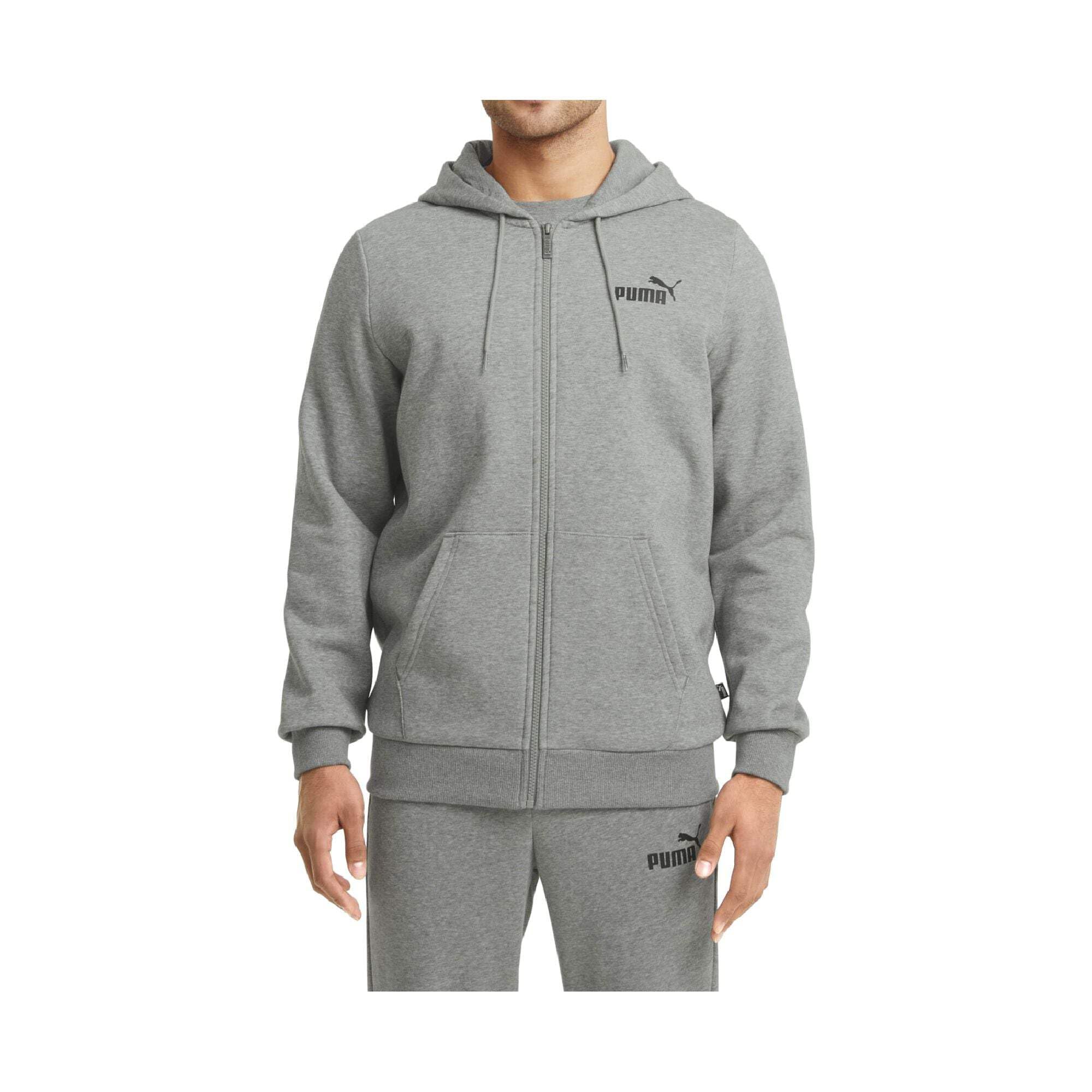 Puma Ess Small Logo FZ Hoodie FL Maglia Uomo (Pacco da 1)