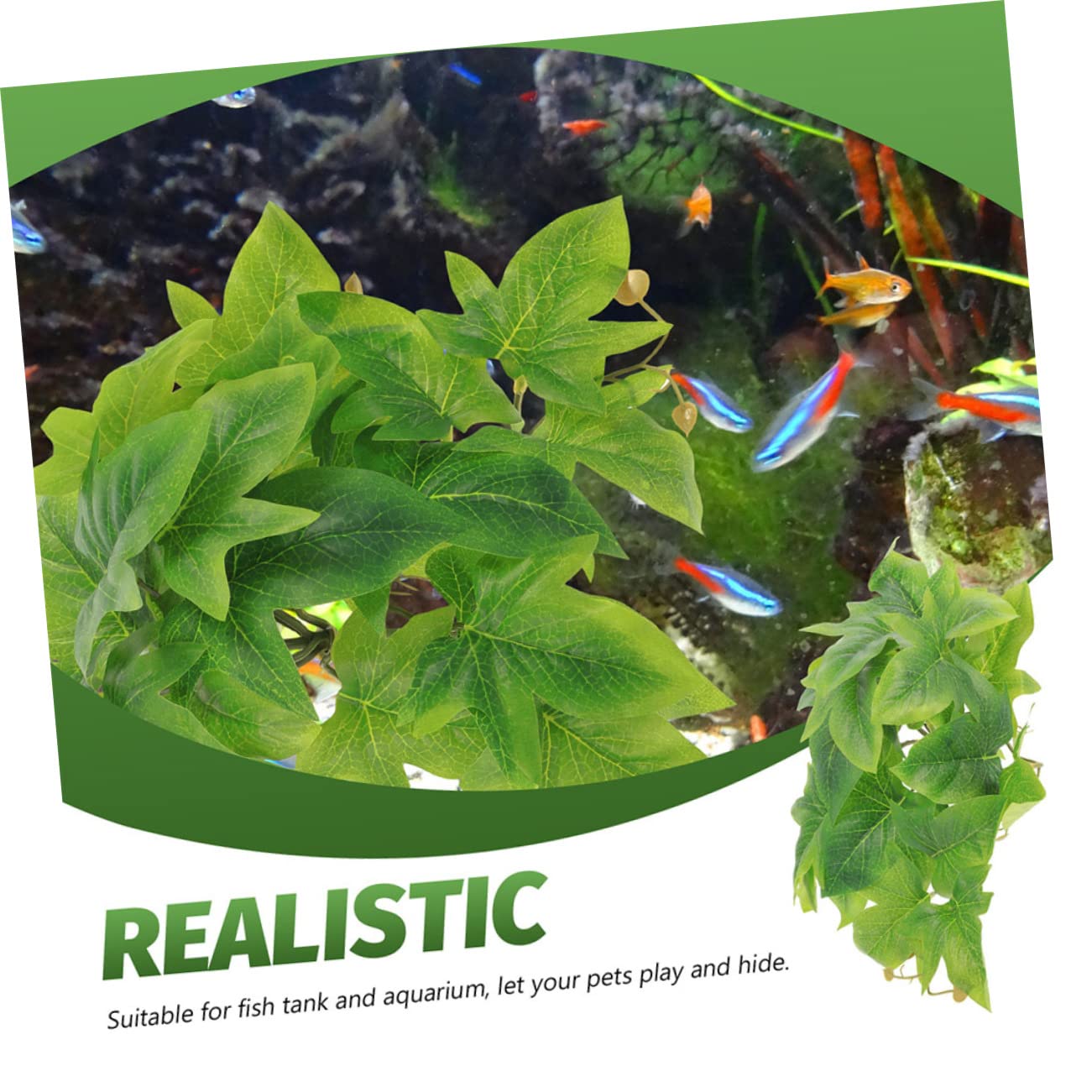 Plantes Suspendues Artificielles pour Terrarium Reptile 22X27X13Cm DéCor LéZards avec Ventouses Facile À Nettoyer Et RéSistant pour Habitat Reptiles