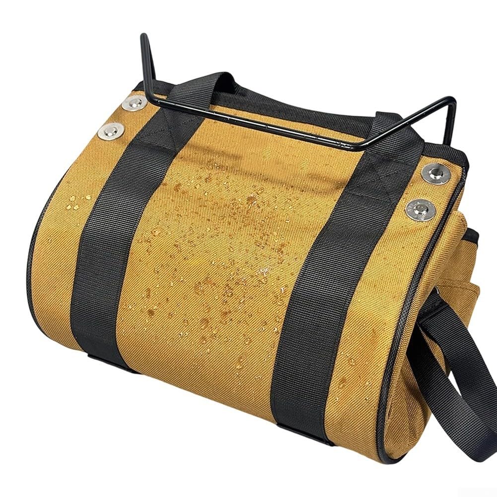 Sac à outils robuste en tissu Oxford 1200D imperméable – Design échelle de fermeture – Solution de rangement spacieuse pour entrepreneurs – Plateau fourre-tout portable