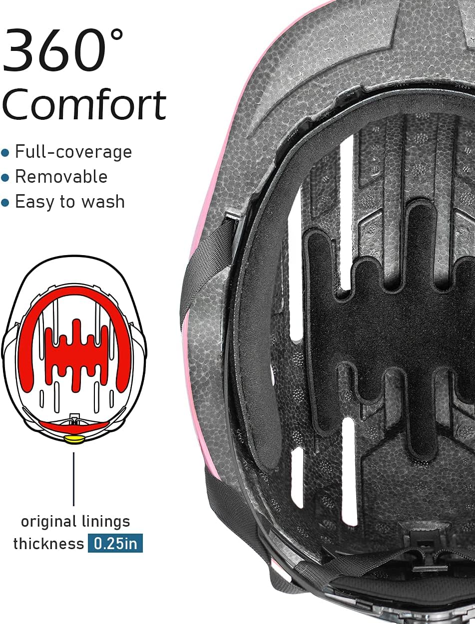 Mountalk Adult Bike Helmet with Light, Mens/Women Cool Bicycle Helmets with Magnetic Rear LED Light : Sports & Outdoors