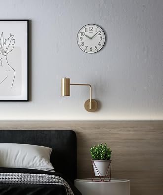 Seiko 12 Black Framed Luminous Numbered Wall Clock