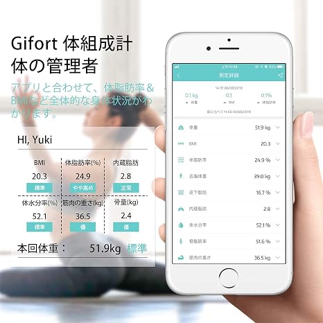 Amazon 体重計 高精度 スマホでデータ管理 Ito技術 強化ガラス採用 多項指標 Iphone Androidアプリで管理 日本語app 説明書対応 ホワイト Gifort 体重 体脂肪 体組成計 通販 Amazon 体重計 高精度 スマホでデータ管理 Ito技術 強化ガラス採用 多項指標 Iphone Androidアプリで管理 日本語app 説明書対応 ホワイト Gifort 体重 体脂肪 体組成計 通販
