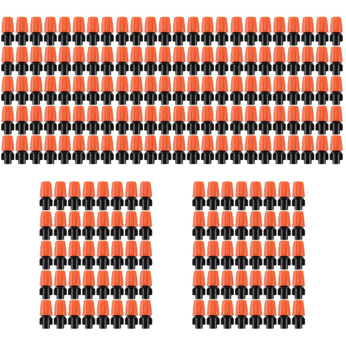 SUPVOX 5 Set Mister Ugelli Di Irrigazione A Goccia Testine Di Irrigazione Decreazione Di Irrigazione Del Prato Ugelli Per Irrigazione Plastica 40 Pezzi * 5