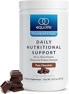 - Daily Nutritional Support, All-in-One Multivitamin Meal Replacement, Pure Chocolate Flavor, 15G Plant Protein, Supports Overall Wellness Including Energy, Digestion, & Skin, 14 Servings Tub