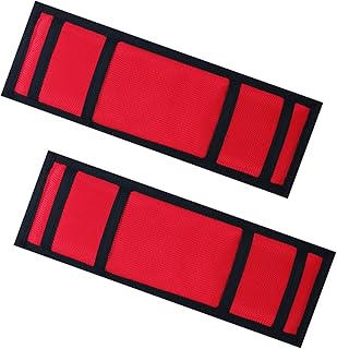 Ratchet Strap Protector Sleeve Universal Tie Down Strap Ratchet Protector for Boat, Trailers, Jetski, Waverunner Red 4 x 12 Inches–Pack of 2