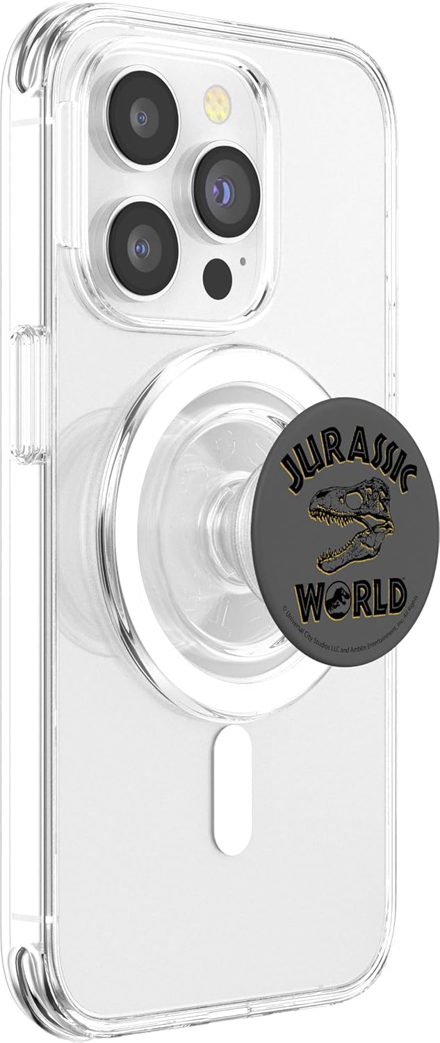 Jurassic World: Fallen Kingdom T-Rex Logo PopSockets MagSafe PopGrip for iPhone