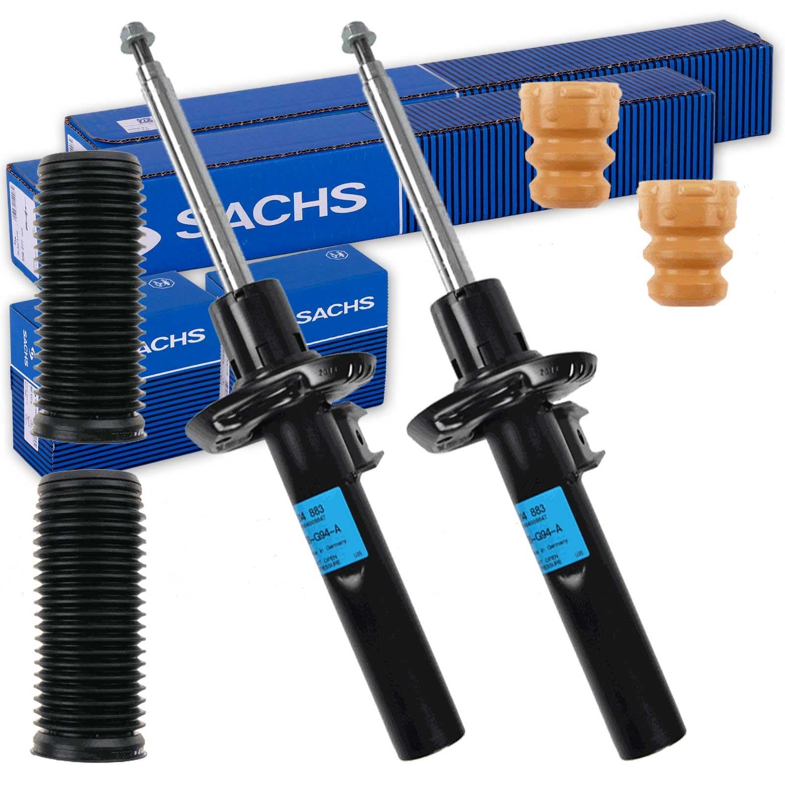 2x Sachs Stoßdämpfer + Protection Kit vorne | 314883+900136 Kompatibel mit Alhambra (710, 711), (7N1, 7N2)