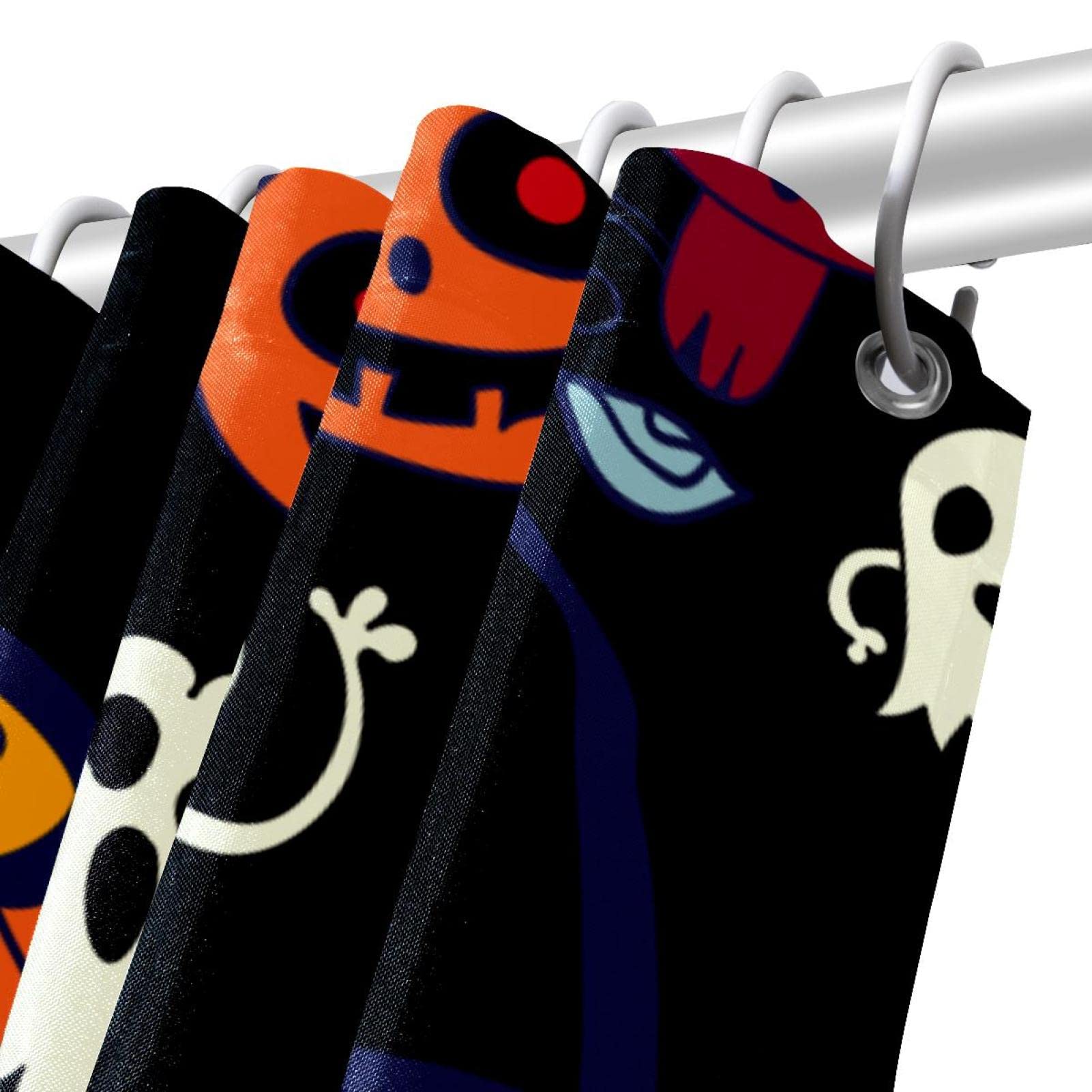 Mocsicka Halloween Duschvorhang – Niedliche Geist Produktbild-Vorschau 4