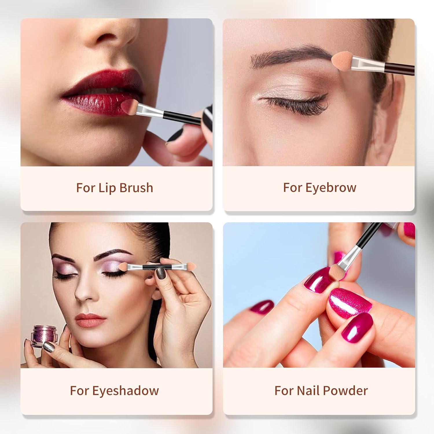 Disposable Sides Eyeshadow Applicators, Profal Double Head