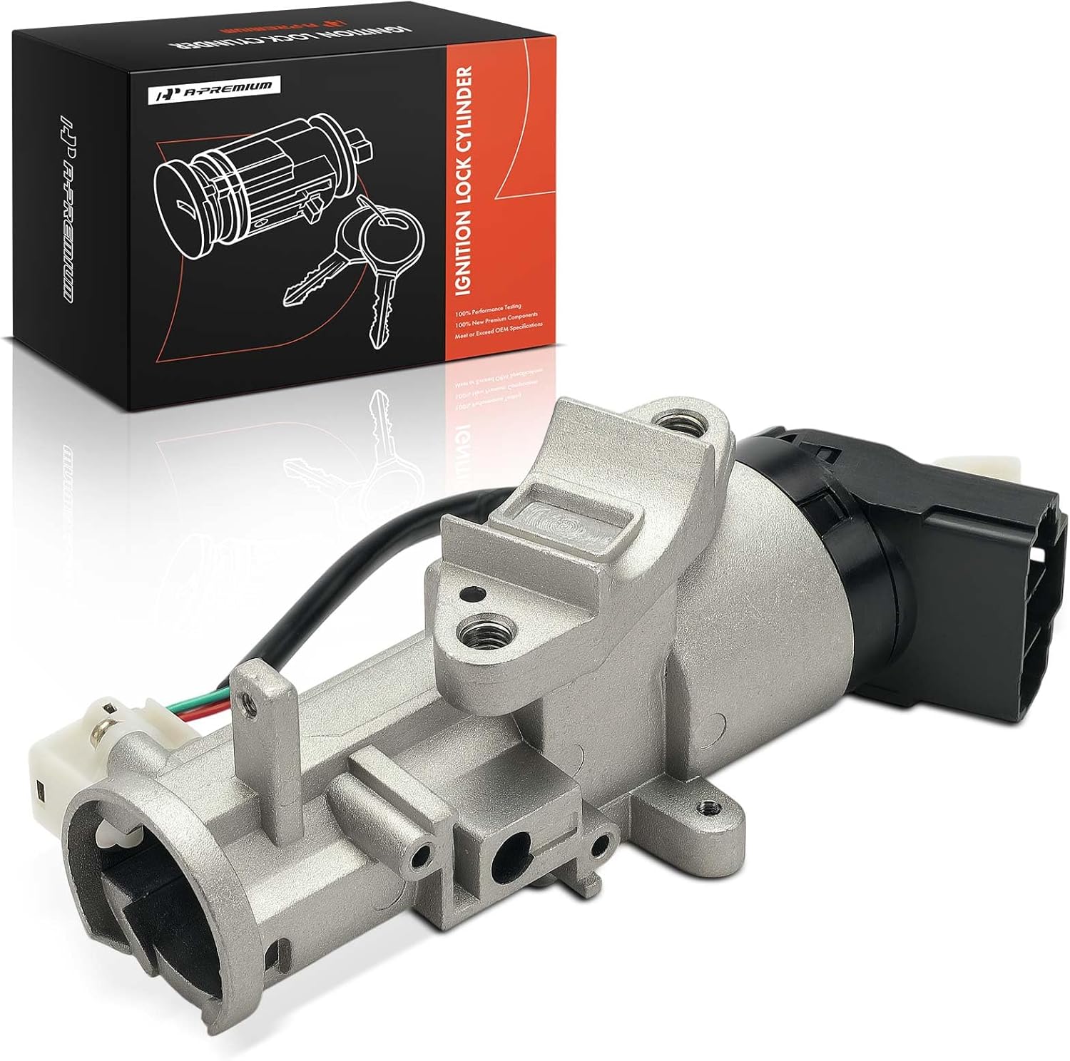 A-Premium Ignition Lock Cylinder Compatible with Chevrolet & Pontiac Vehicles - Aveo 2004-2011, Aveo5 2007-2008, Optra 2004-2006, G3 2010, Wave 2005-2008, Wave5 2005-2007