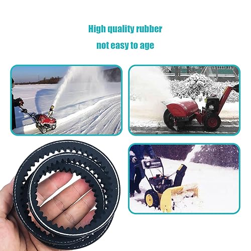 Miniatura 5 de 754-0430 954-0430 - Correa de transmisión para soplador de nieve MTD Troy Bilt Cub Cadet de 2 etapas (38 x 35 pulgadas)