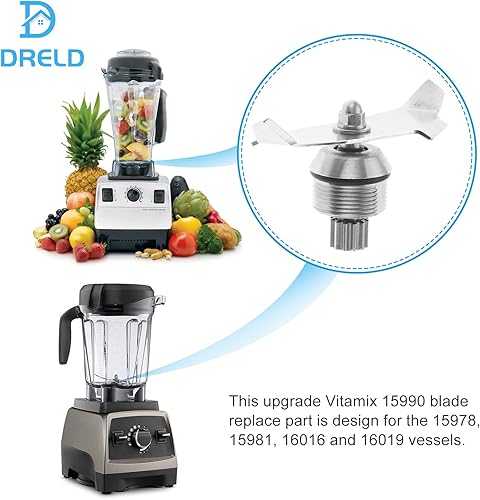Miniatura 3 de Cuchilla de repuesto para Vitamix, compatible con Vitamix 15990 15978 15981 16016 16019 Blade Vitamix Blender 64 oz y 32 oz Contenedores