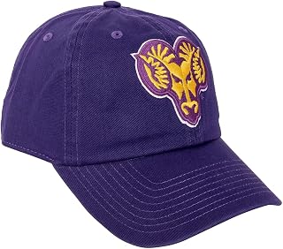 Desert Cactus West Chester University Baseball Hat WCU Golden Rams Brimmed Embroidered Cap Adjustable Cloth Strap Adult (Style A)