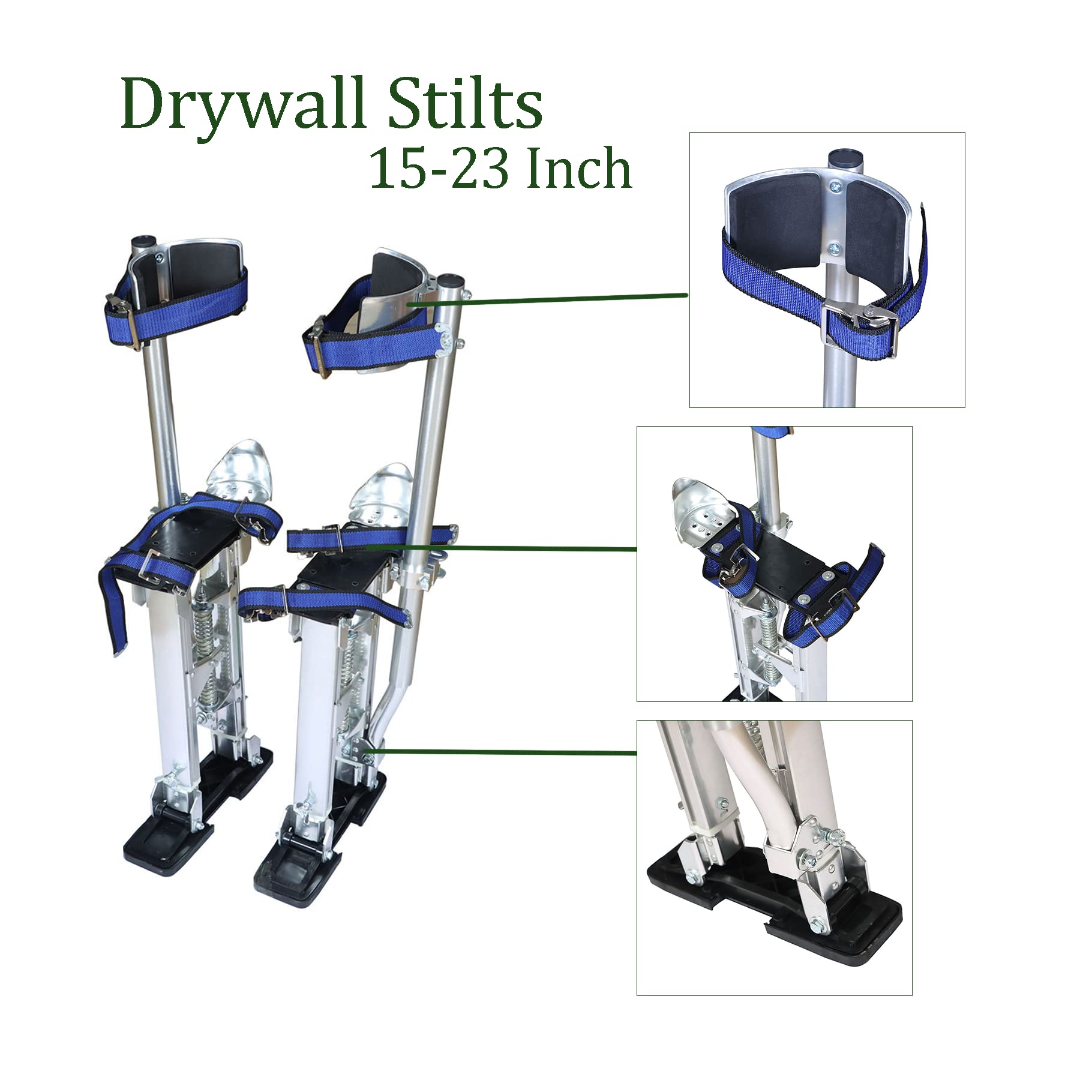 2 PCS Drywall Stilt Replacement Part, Stilt Accessories Made Of Aluminium Alloy, Curved Plate For Fixed Legs, Suitable For Home Improvement