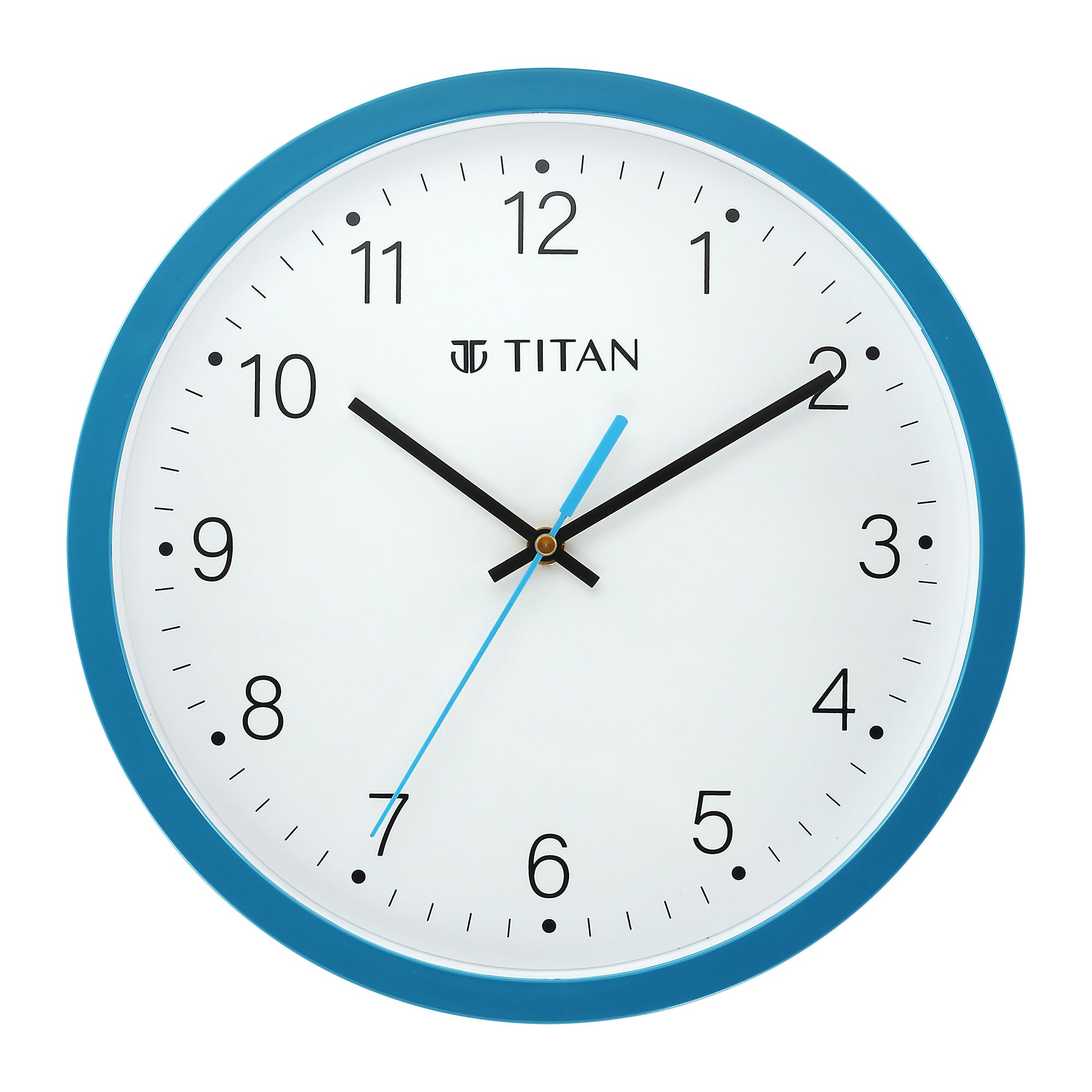 Titan Plastic Classic Quartz Analog White Dial Wall Clock with Silent Sweep Technology, 11.02 Inch, 28 cm (B0CQYVND21) Amazon Price History, Amazon Price Tracker