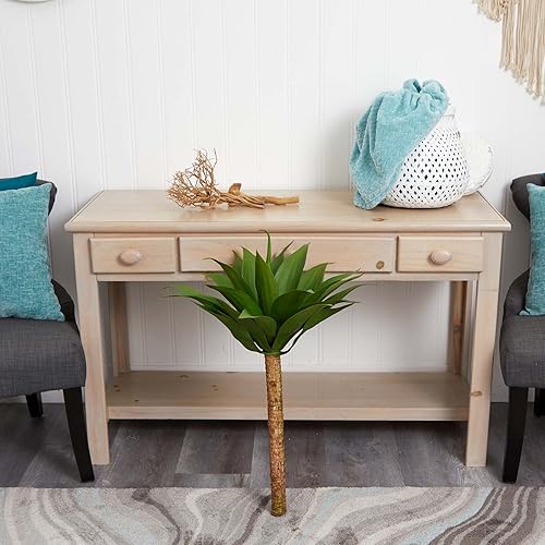 Miniatura 10 de Nearly Natural Planta de agave con tallo de 32 pulgadas