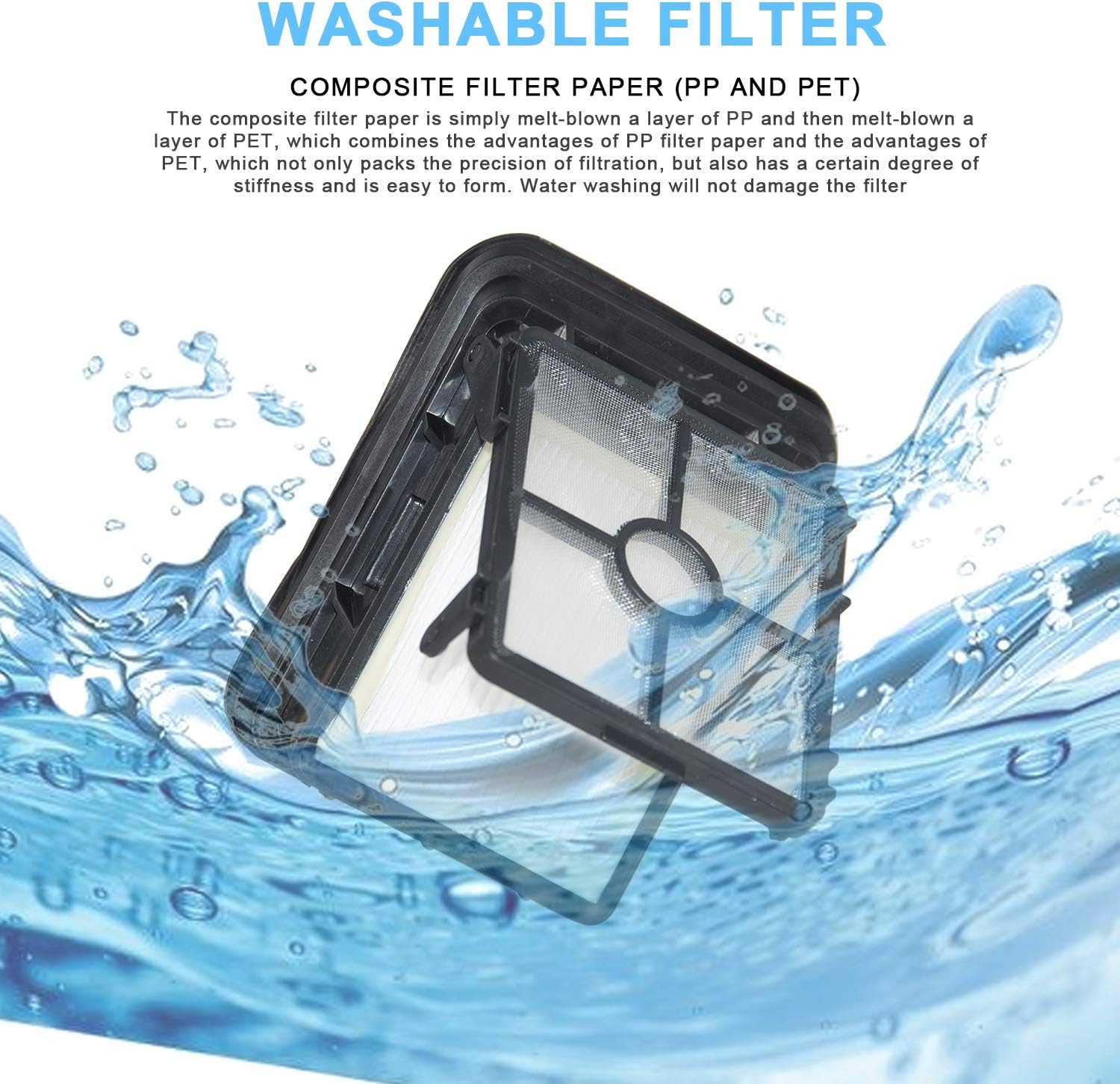 Multi-Surface Pet Brush Rolls 2787 & Vacuum Filters 1866 Replacement Parts,Compatible with Bissell CrossWave Max 2554A,2590,2593,2596,for HydroSteam 35151, 3515, 35152, 3513, 3518 Vacuums