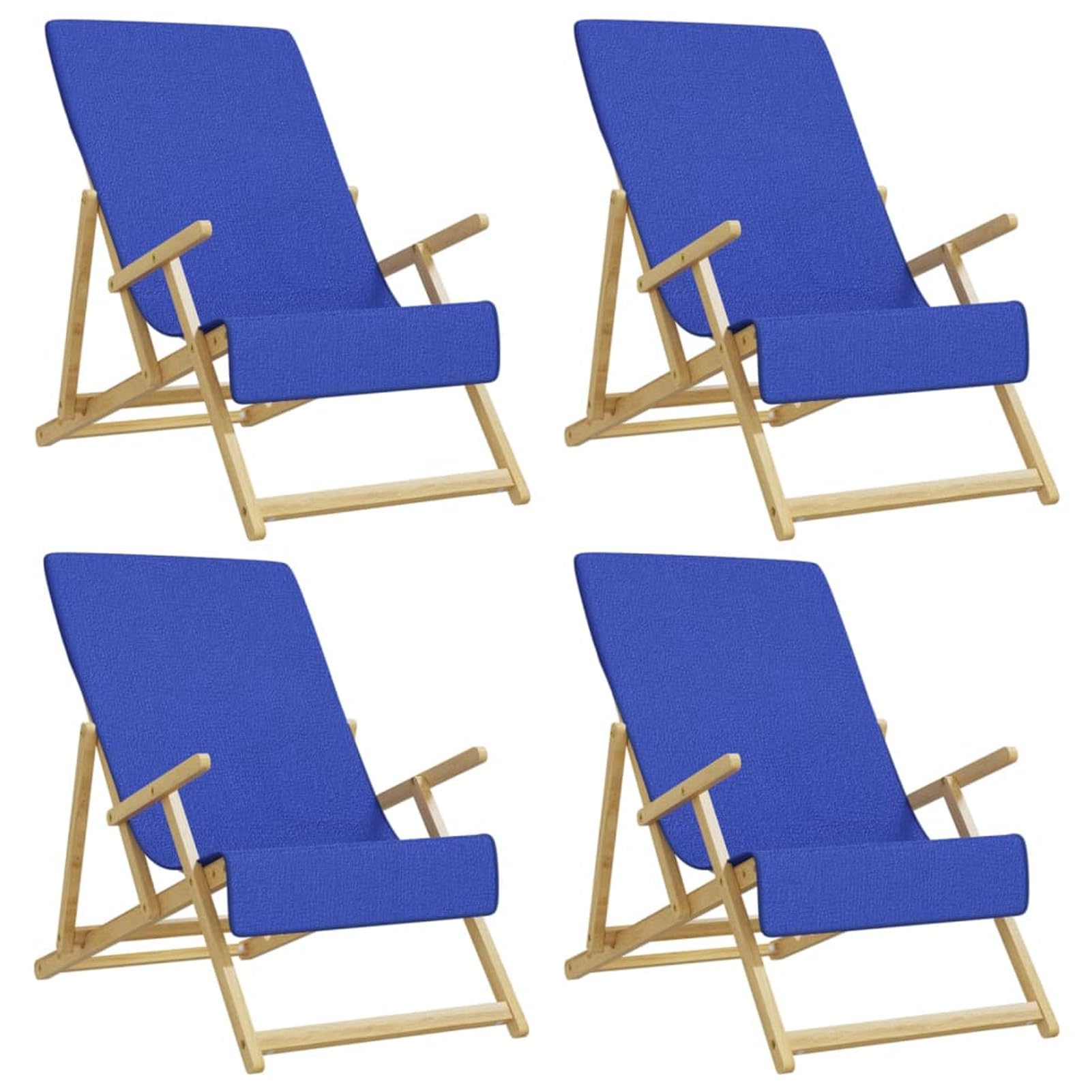 Telo Mare microfibra – leggero, fine e ad asciugatura rapida - Asciugamano Microfibra Grande - telo mare XXL - 100% riciclato,Asciugamani da Spiaggia 4pz Blu Reale 60x135 cm Tessuto 400 GSM