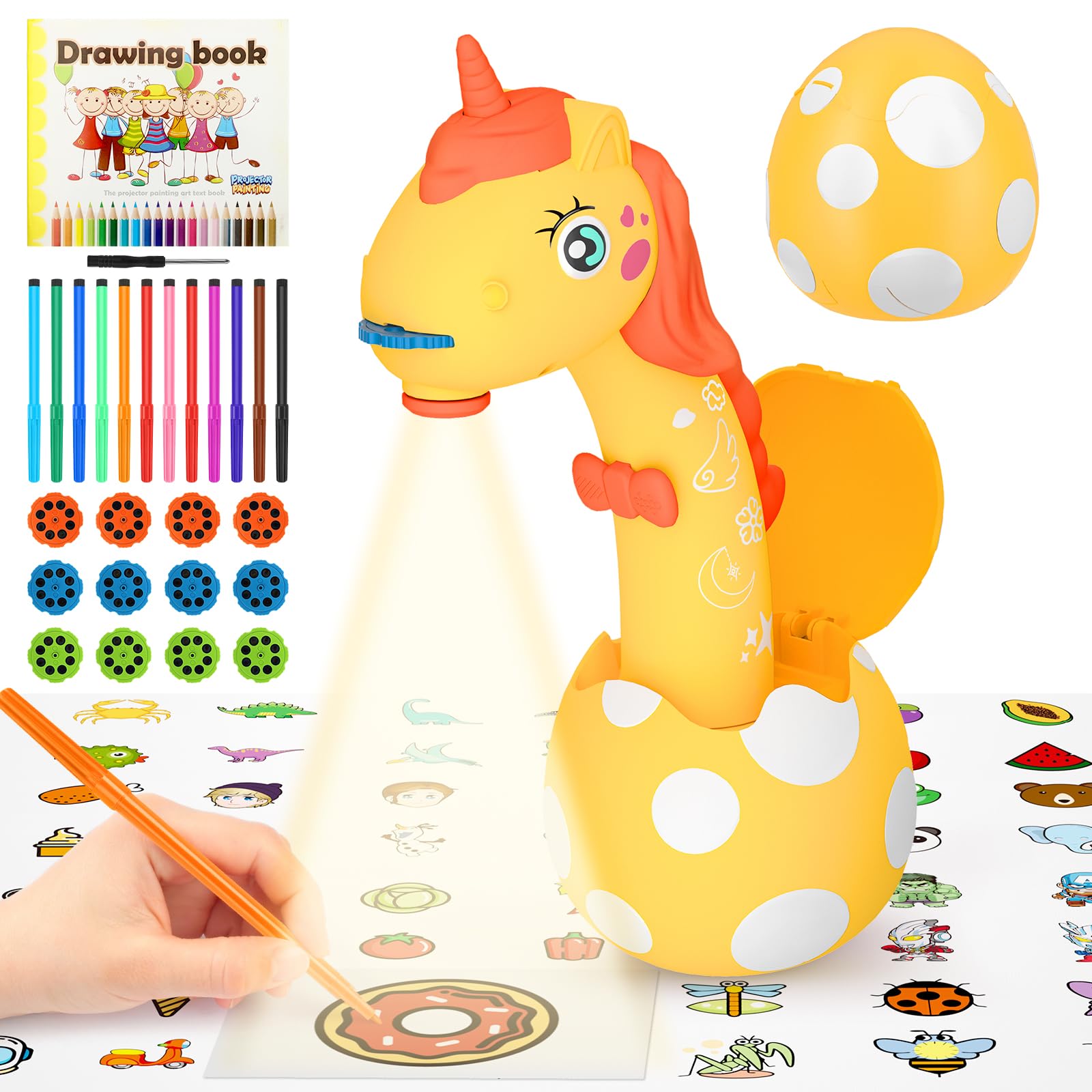 Amazon.com: KETIEE Unicorn Drawing Projector Toys for Ages 5