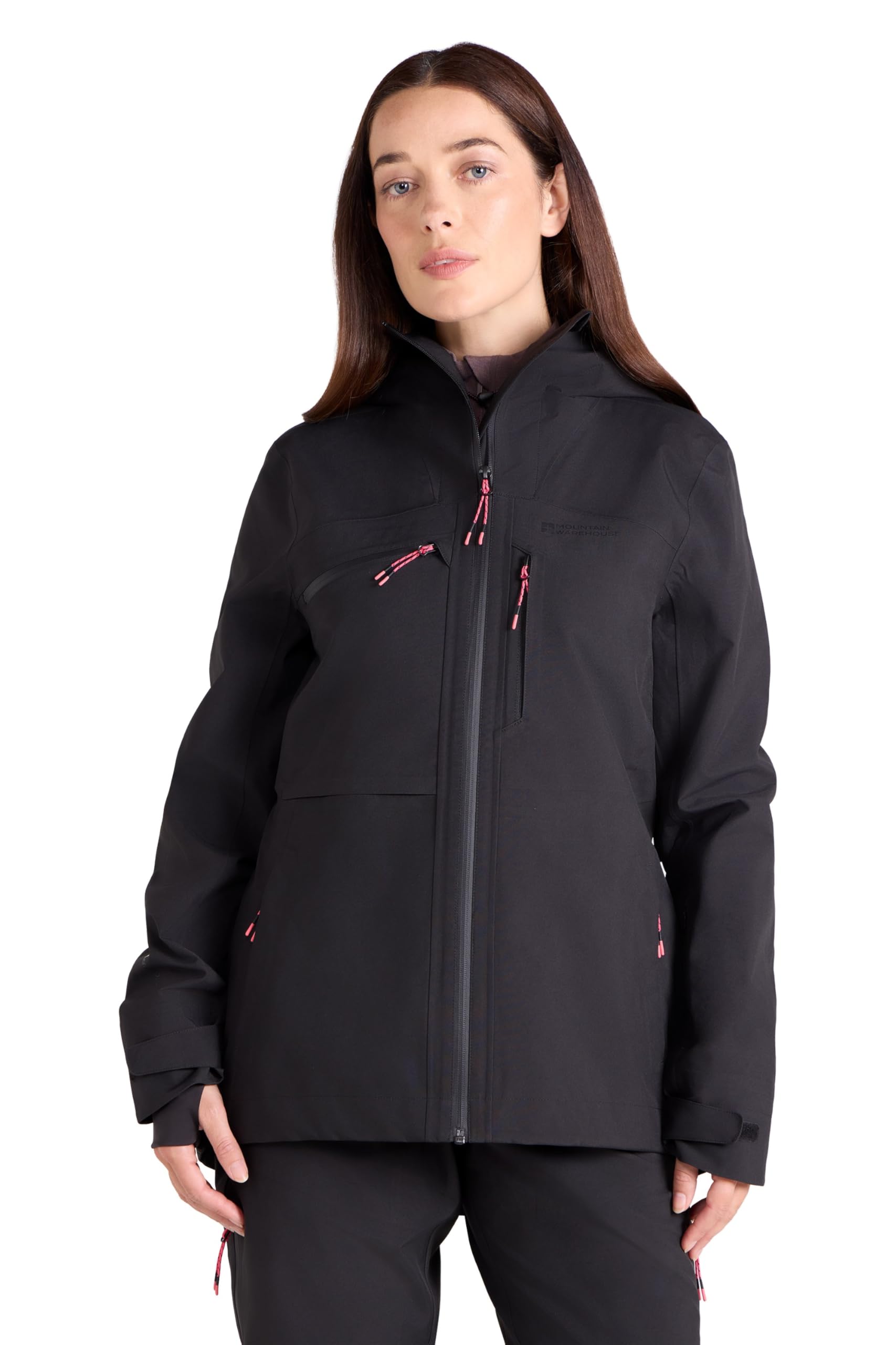 Mountain Warehouse Cortina Womens Extreme 3 Layer Waterproof Ski Jacket Black 20