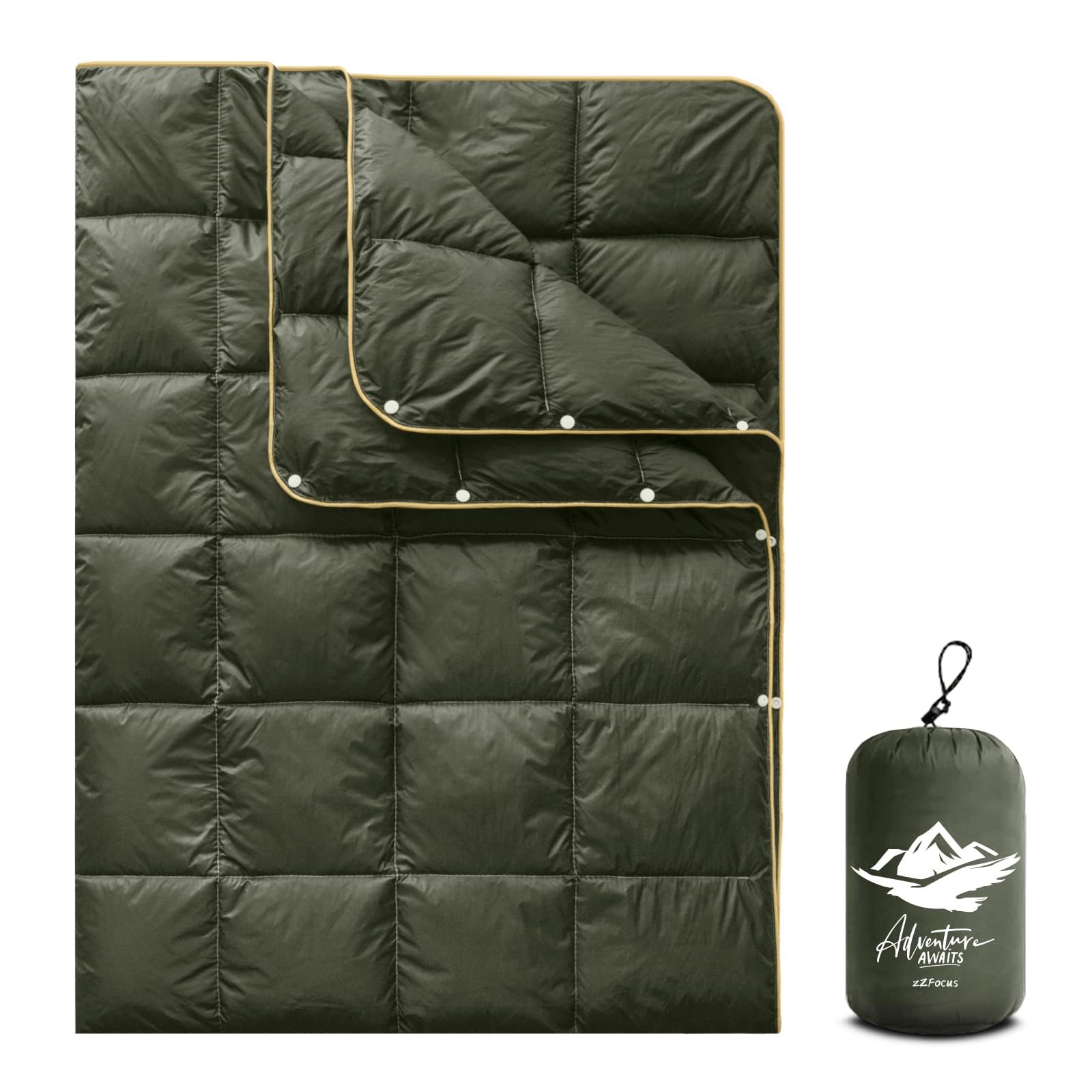 Amazon.com: zZFocus Camping Blanket,Lightweight Puffy Blanket