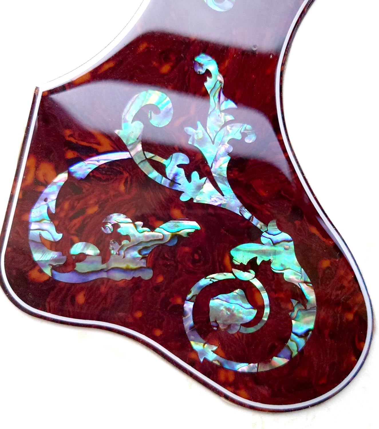 J200 SJ200 Pickguard Acoustic Guitar Pickguard Thickness 2mm for J200 SJ-200 Acoustic Guitar Acoustic Folk Guitar Pickguard Replacement Parts (B)