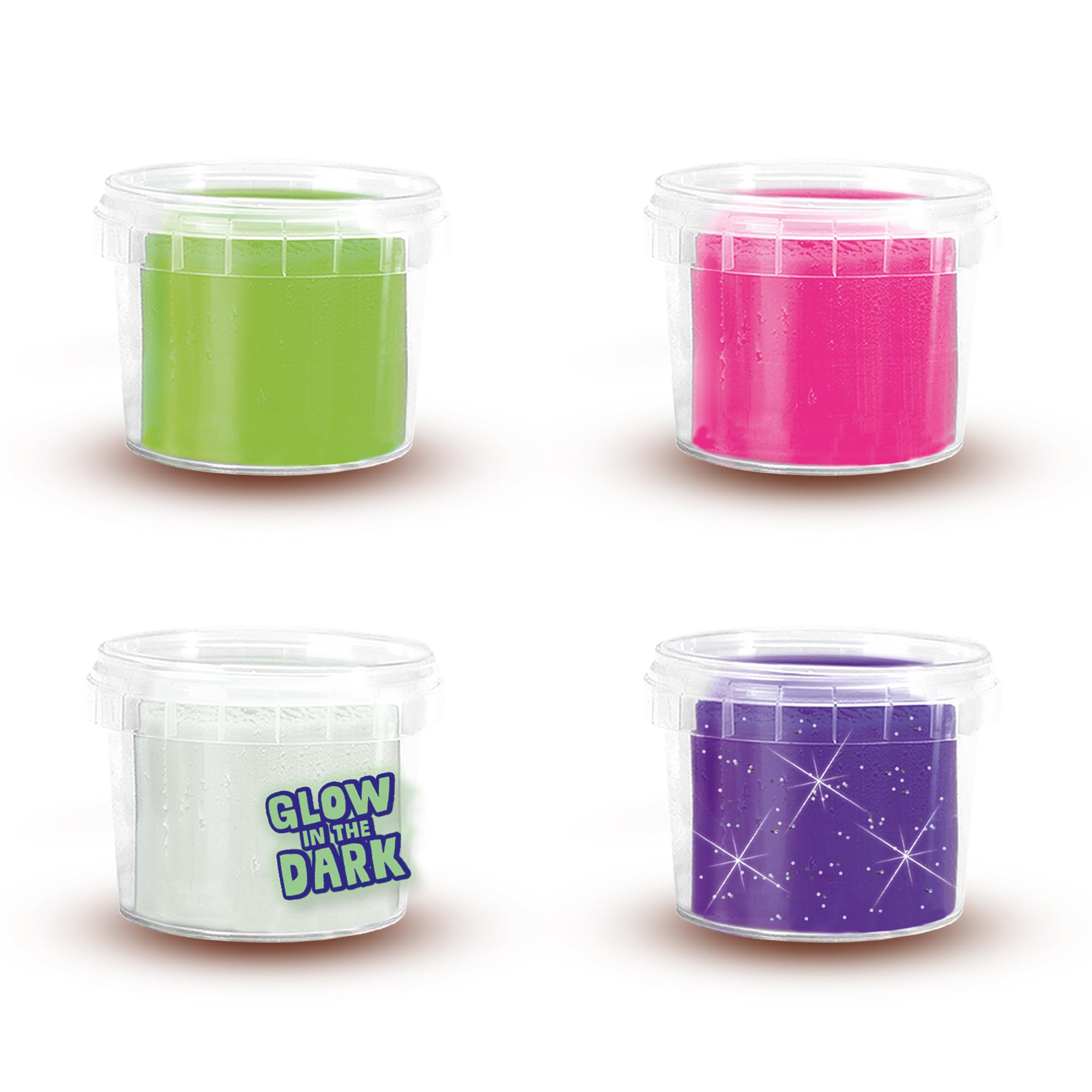 SES Creative 00516 Feel Good Dough-Glow (4 x 90 gr), różne