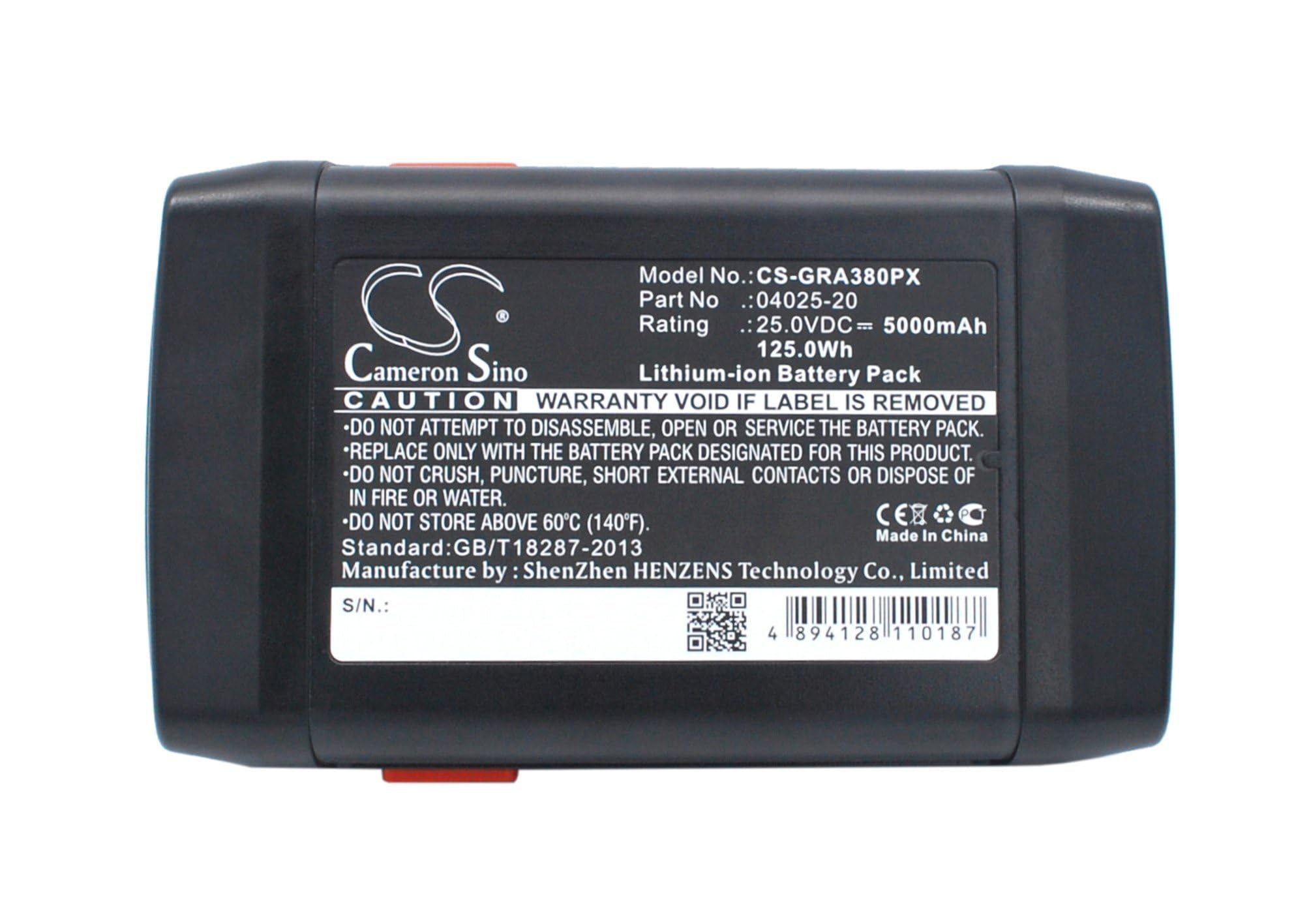 Batería de repuesto para Gardena 648872, 8838, 8838-20, Accu-Spindelmaher 380 Li, cortacésped cilíndrico 380 Li, Spindelmaher 380 Li, número de pieza : 8838, 4025-00.640.00