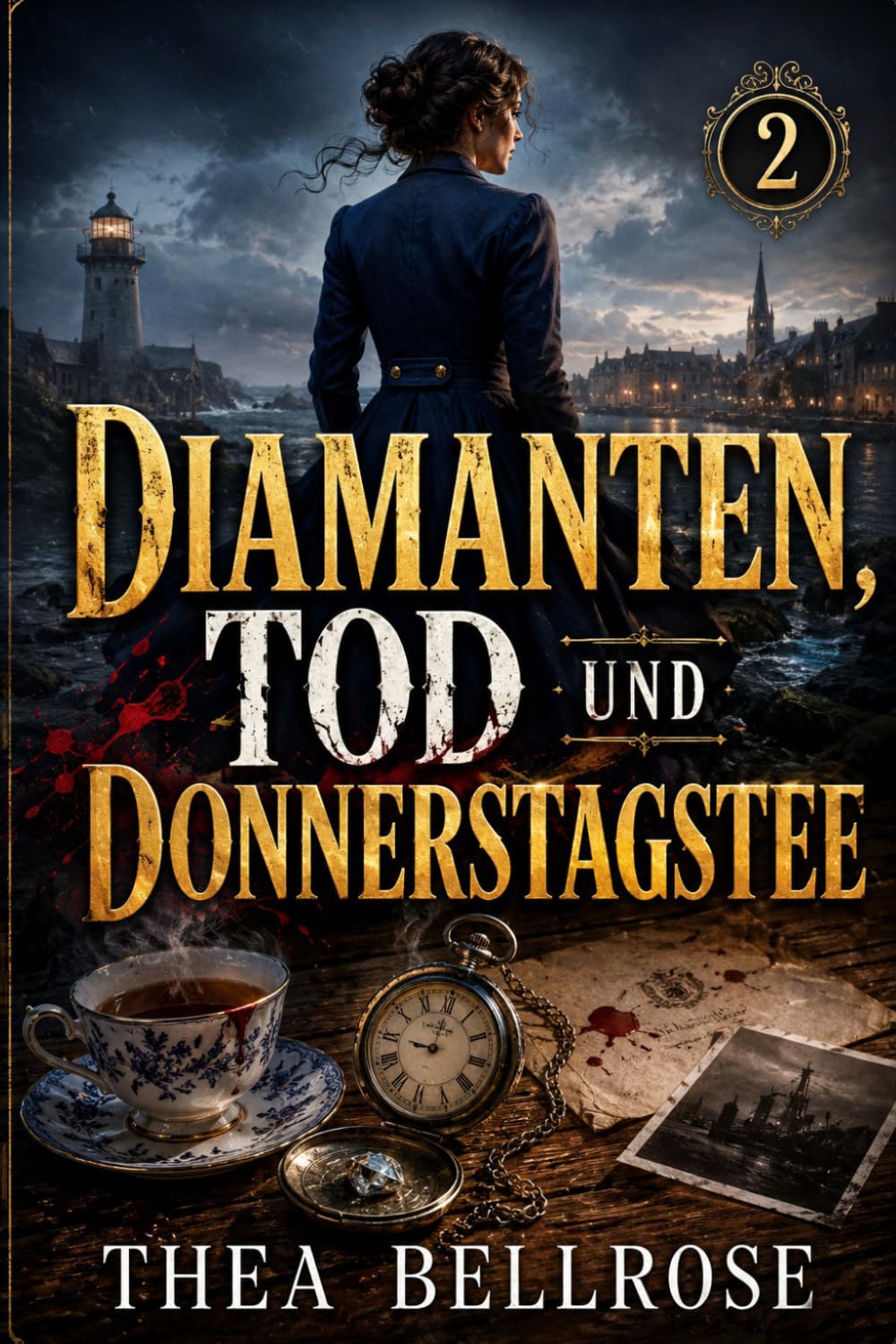 Diamanten, Tod und Donnerstagstee: Ein Küsten-Cosy-Krimi über gestohlene Edelsteine, dunkle Geheimnisse und Mord (Der Mordkreis von Lantern Point)