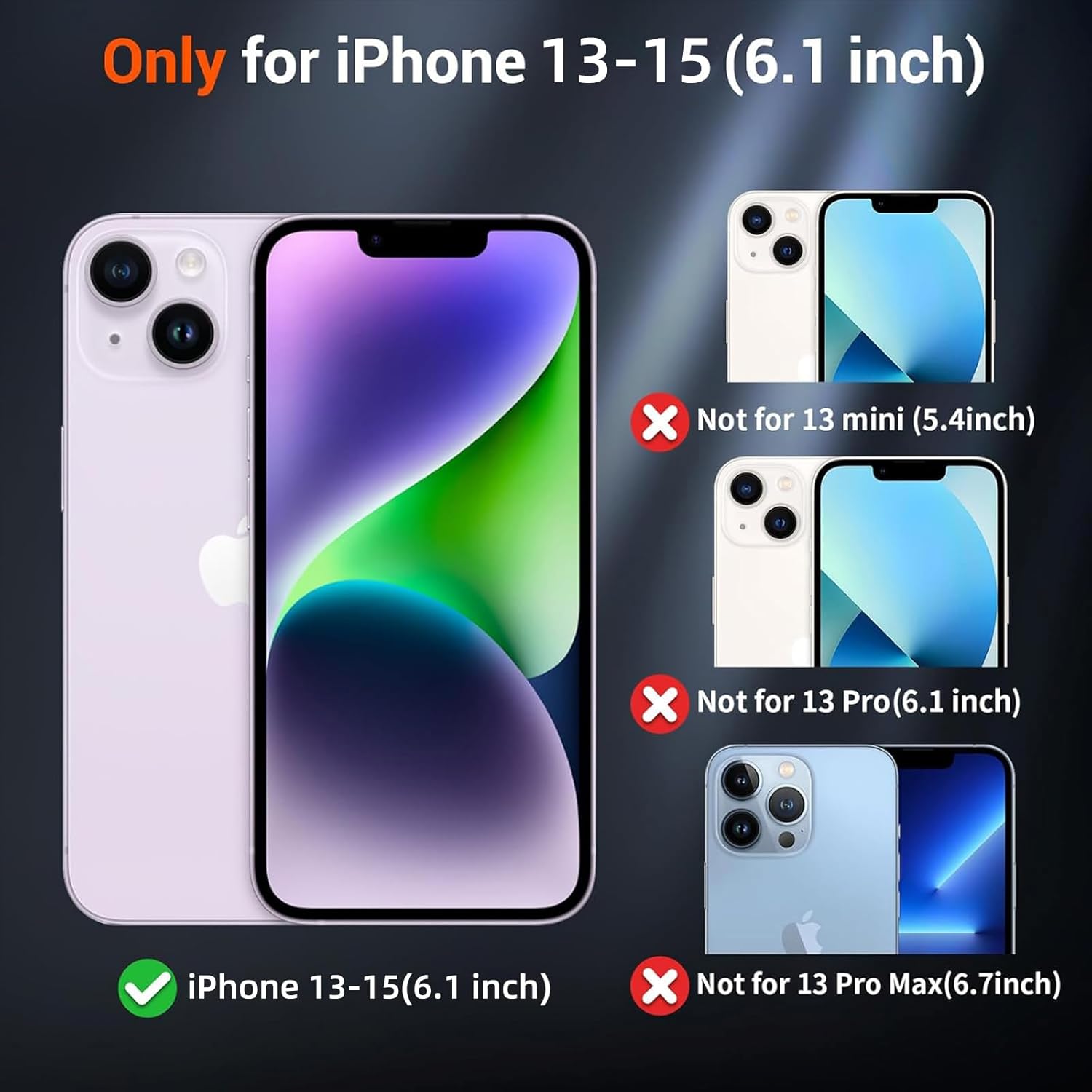 Magnetic Bracket Phone for iPhone 14 case (Military Grade Drop Protection)(Original Matte Finish)(Comes with Lens Glass Film and Metal Protection) (Black, iPhone 14 6.1)