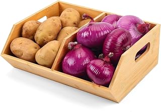 Contenedores De Almacenamiento Para Despensa - Cestas De Madera Apilables Para Organización,Organización Y Almacenamiento De Contenedores Para Despensa - Para Alimentos En La Cocina El Hogar Snack Pat