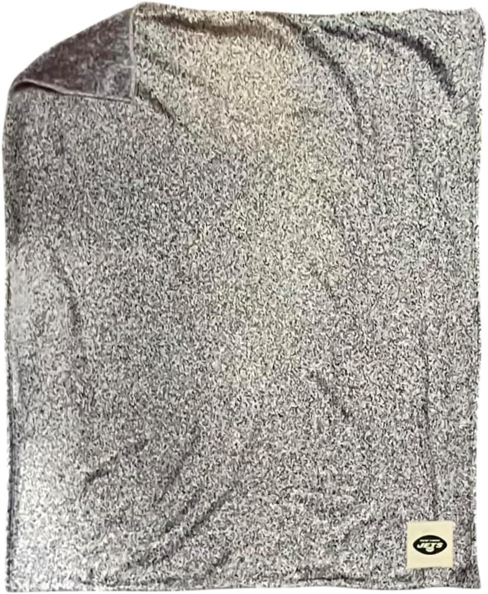 Northwest NFL Heathered Knit Throw Blanket, Team Colors, 60" x 70" (60" x 70", New York Jets)