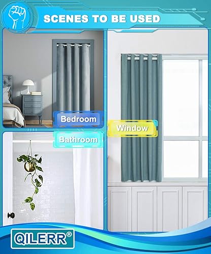 Miniatura 6 de Barra de tensión corta de 16 a 28 pulgadas, barras de cortina de ducha pequeñas, sin perforaciones, ajustable, resistente, barra de tensión