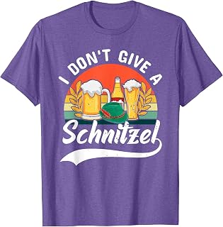 I Don't Give A Schnitzel Munich Germany Oktoberfest Costume T-Shirt