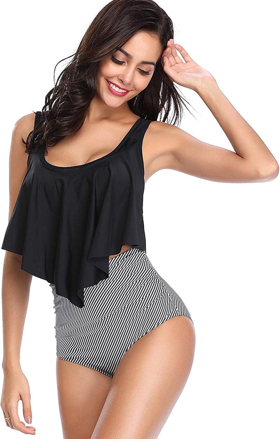 Flagship | HALAMODO Women's Sexy Bikini Set Push Up Criss Cros... - view 1