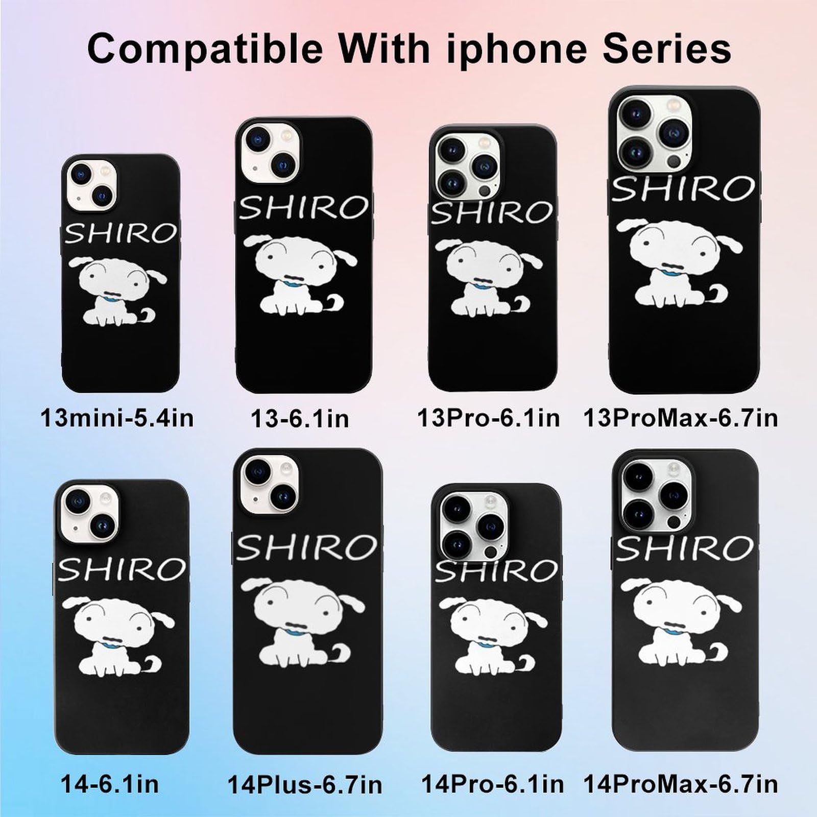 Amazon.co.jp: iPhone 15 Proケース クレヨンしんちゃん シロ