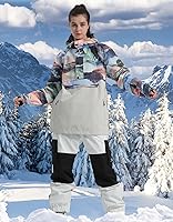 Vista 93 de Chaquetas de esquí para hombre, abrigos de snowboard para mujer, chaqueta impermeable para deportes de invierno, resistente al viento, cálida Todo