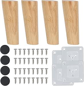 AERZETIX - Set Di 2 Pezzi - Piedini Gambe Tondi Antivibranti Isolanti - Filettatura M8 - 40mm H - Foto 8