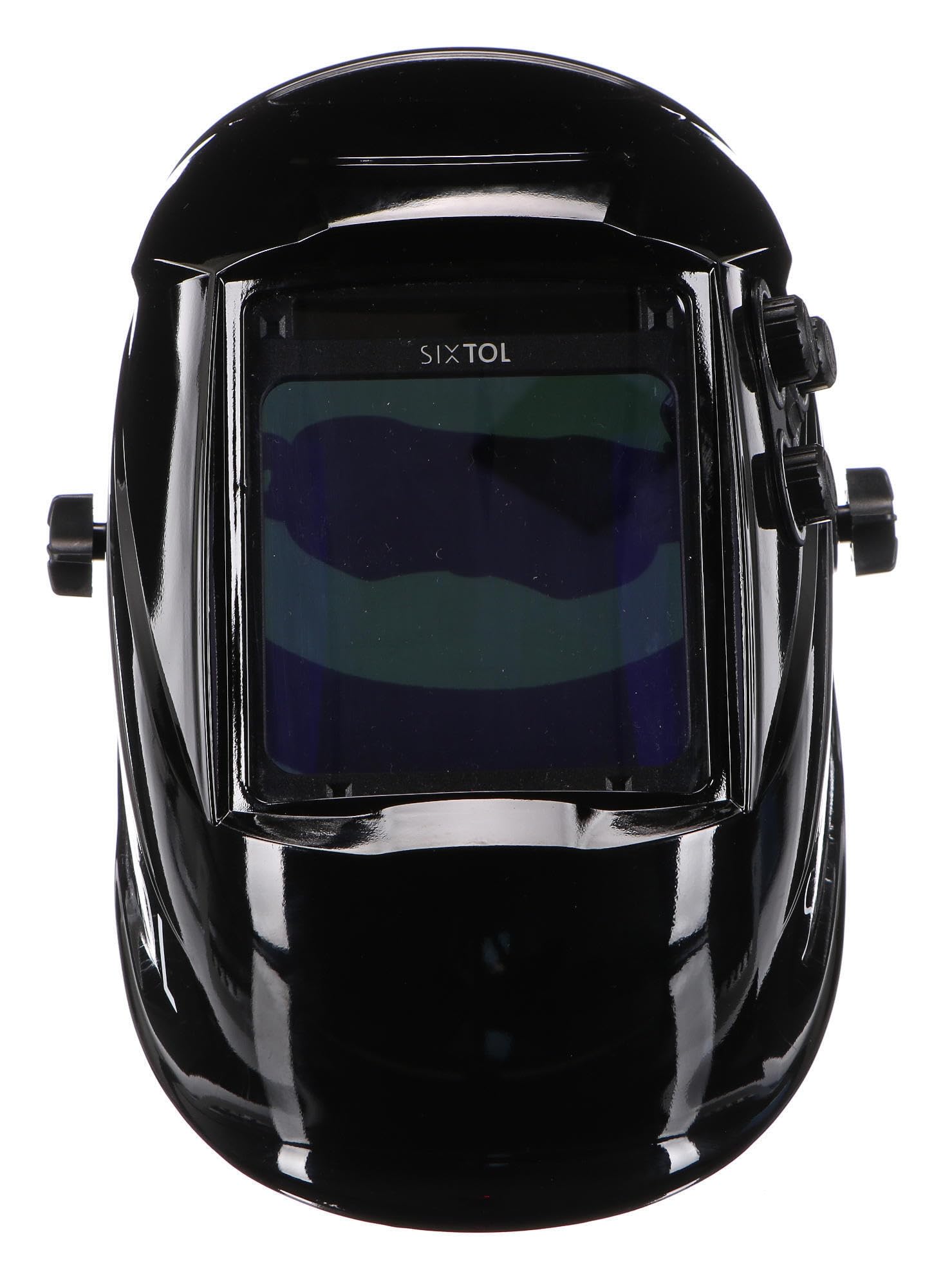 WELDING MASK PRO VIEW | Masque de soudage automatique noir | Grand champ de vision 100×97 mm | Filtre réglable