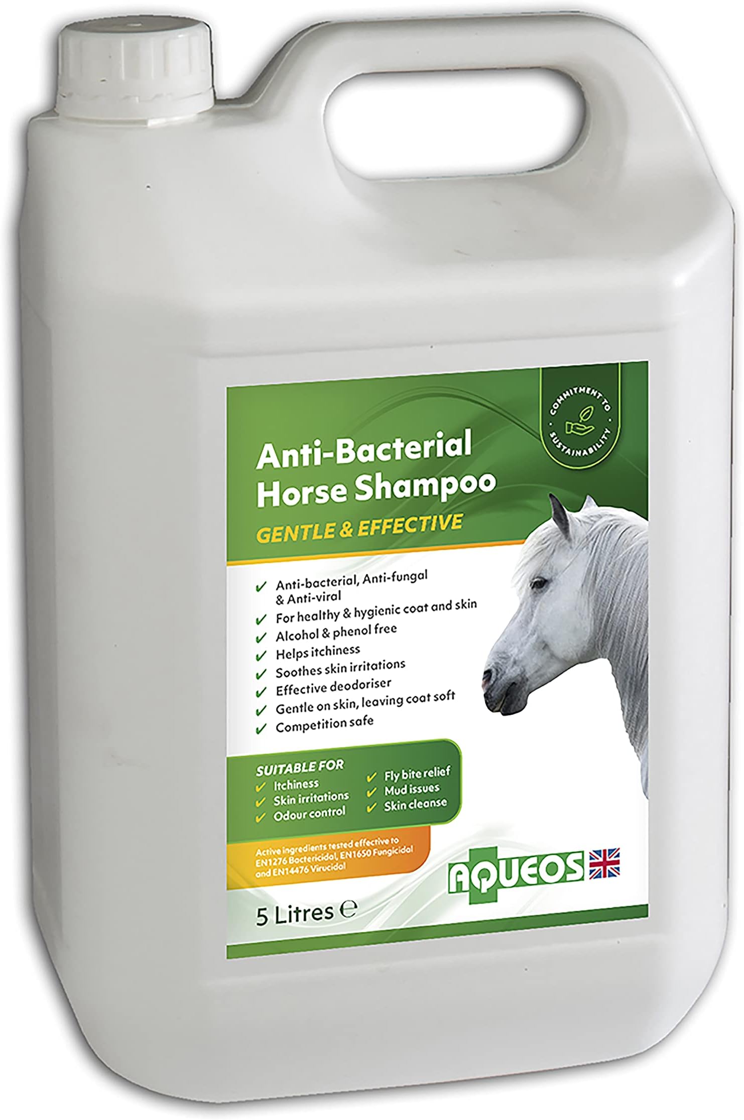 Horse Anti-Microbial Shampoo, 5 Litre