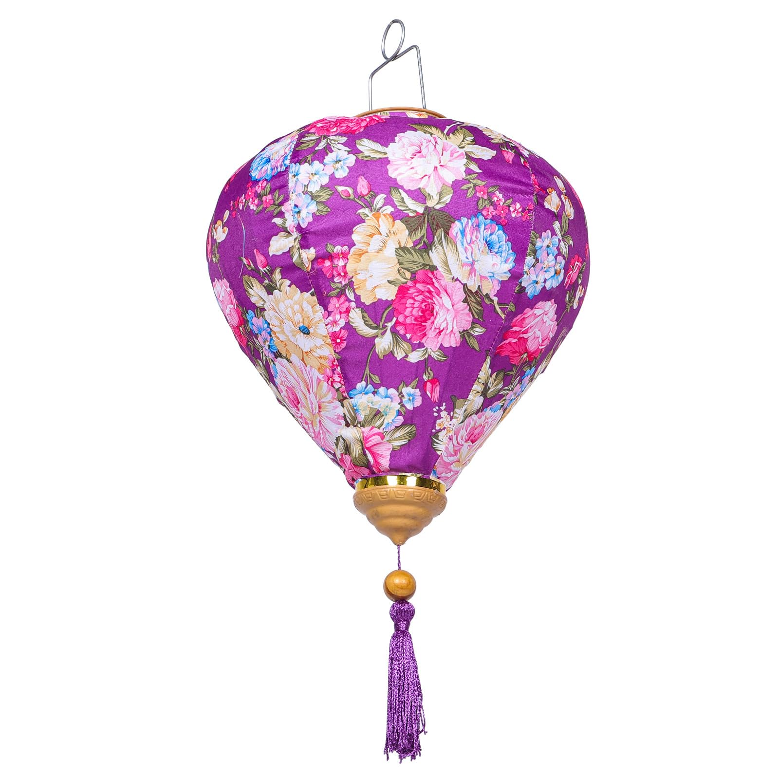 Lanterne décorative vintage en tissu pour jardin et intérieur bohème