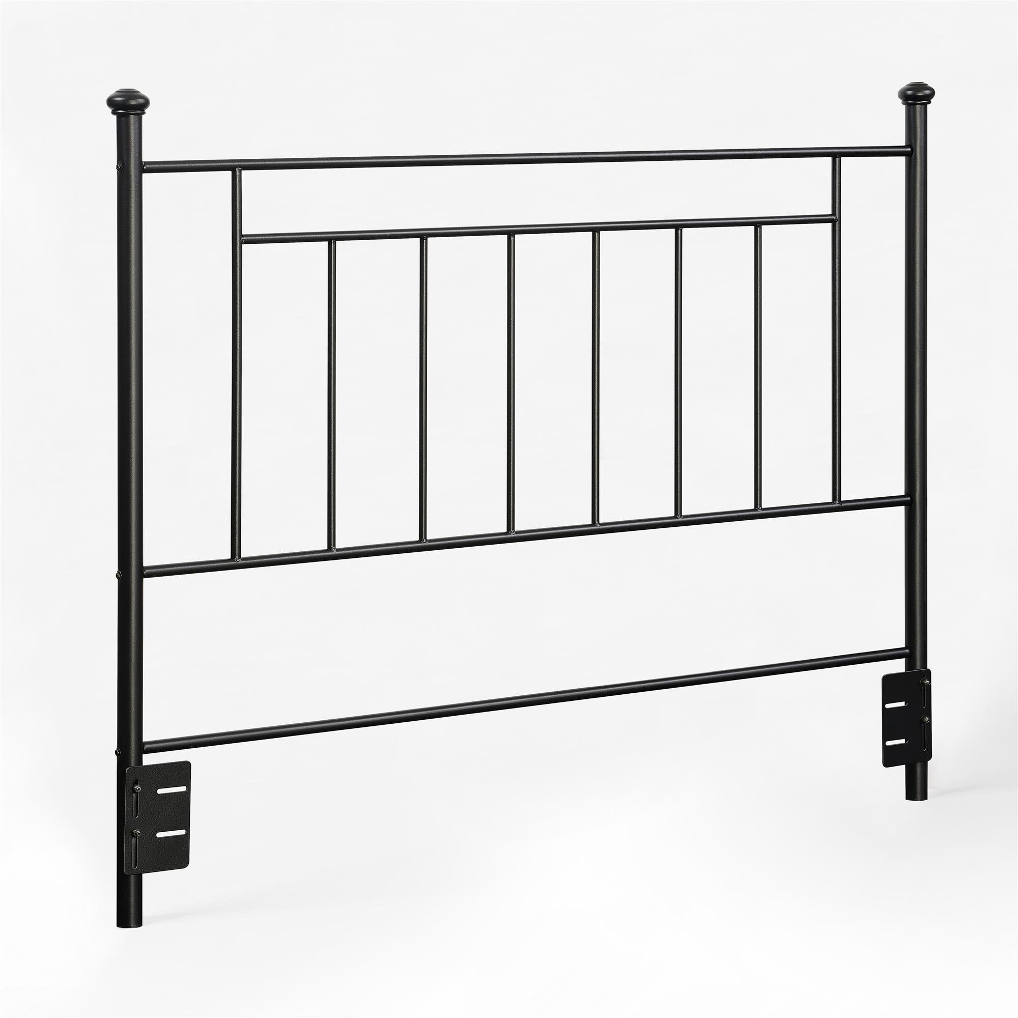 DHP Provo Full/Queen Adaptable Metal Headboard, Black