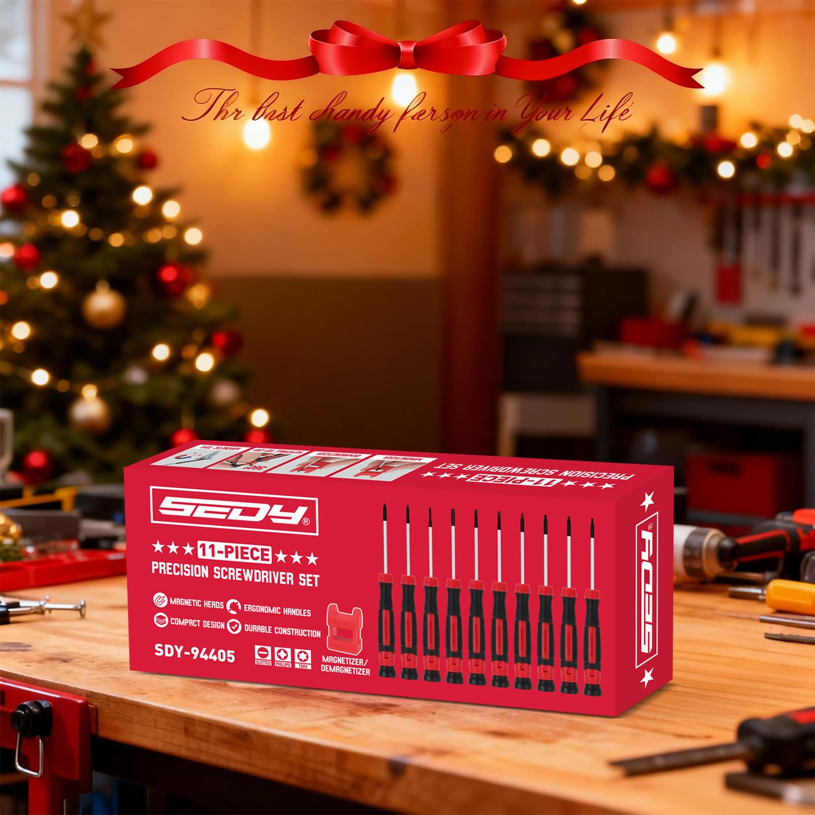 11-Piece Precision Screwdriver Set - Magnetic Mini Screwdrivers