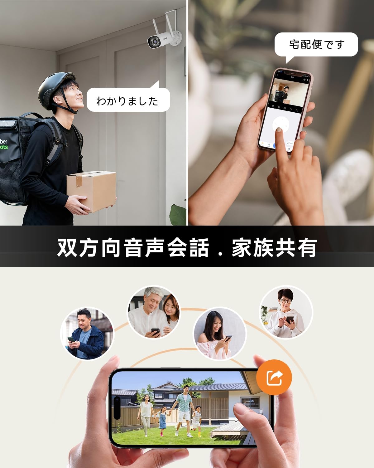 ワイヤレスカメラ＆モニター（CMS-7001） | 商品情報 | ELPA 朝日電器 