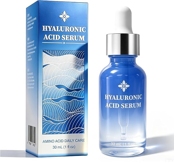 Hyaluronic Acid Serum for Face – Hydrating Anti Aging Face Serum with Hyaluronic Acid for Deep Moisturizing, Plumping Skin, Reducing Fine Lines & Wrinkles, Fast Absorbing Daily Skincare Solution
